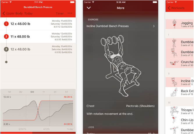 GymBook Health & Fitness Apps for iPhone and iPad