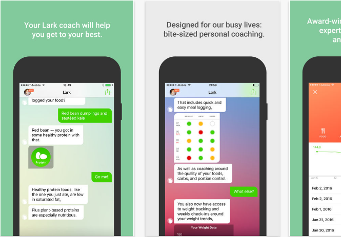 Lark Health & Fitness Apps for iPhone and iPad
