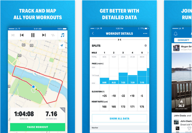 Map-My-Run Health & Fitness Apps for iPhone and iPad