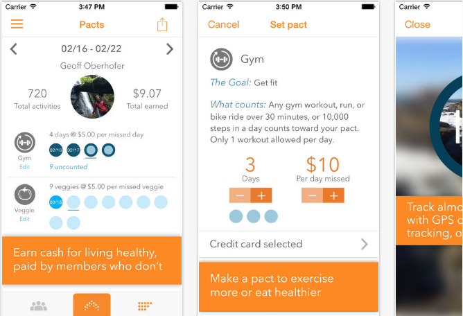 Pact Health & Fitness Apps for iPhone and iPad