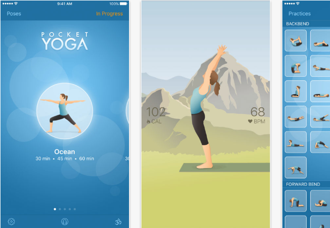 Pocket-Yoga Health & Fitness Apps for iPhone and iPad