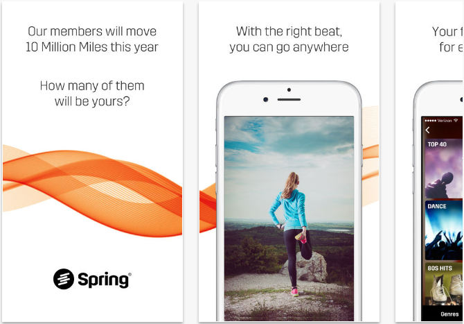Spring Health & Fitness Apps for iPhone and iPad