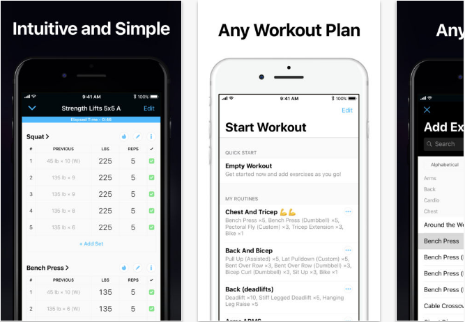 Strong Health & Fitness Apps for iPhone and iPad