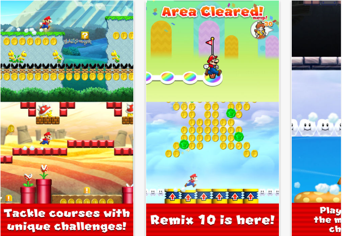 Super-Mario-Run Best iPhone Action Games To Pass Time