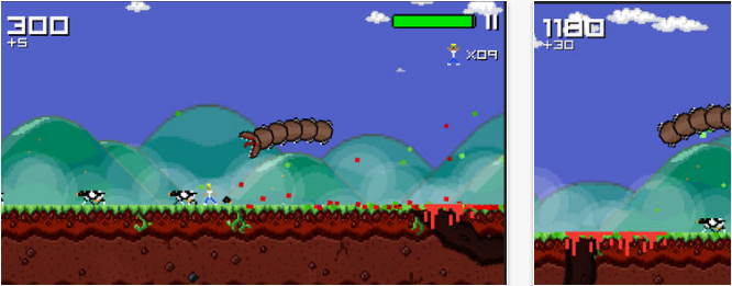 Super-Mega-Worm Best iPhone Action Games To Pass Time