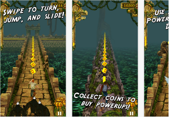 Temple-Run Best iPhone Action Games To Pass Time