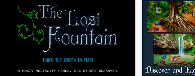 The-lost-fountain Best iPhone adventure games with epic stories behind them