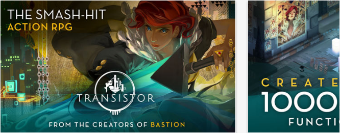 Transistor Best iPhone Action Games To Pass Time