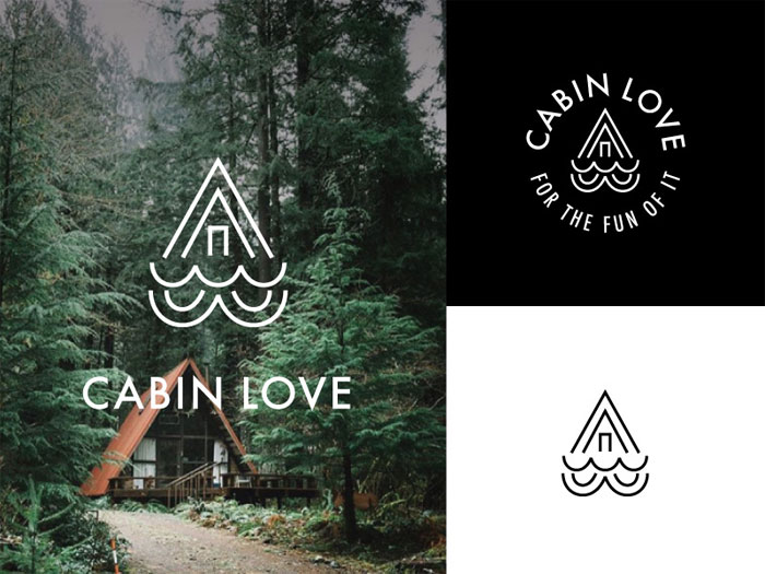 cabin_love_logo Heart Logo Design: Inspiration and Brands That Use It