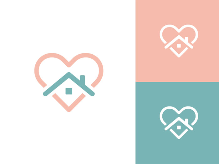 homecare_dribbble Heart Logo Design: Inspiration and Brands That Use It