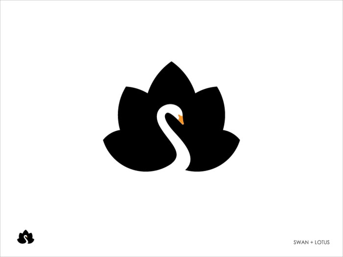 swan_lotus-1 Bird Logo Design: Examples and Bird Symbolism