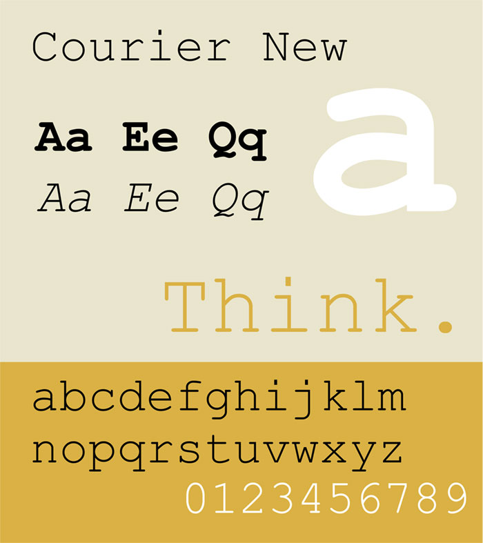 Courier.svg_ Web Safe Fonts To Use In HTML and CSS