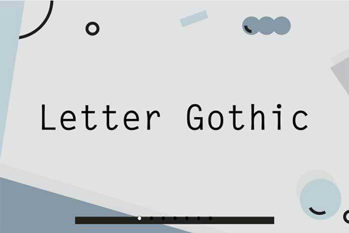 Letter-Gothic Typewriter Fonts You Need To Create Classic Designs