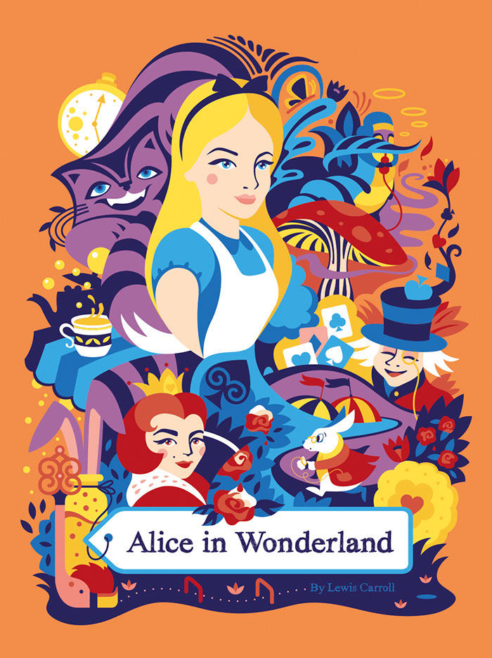 alice-in-wonderland-book-cover-3 Book Cover Design: Ideas, Layout, Fonts, And How to Create One