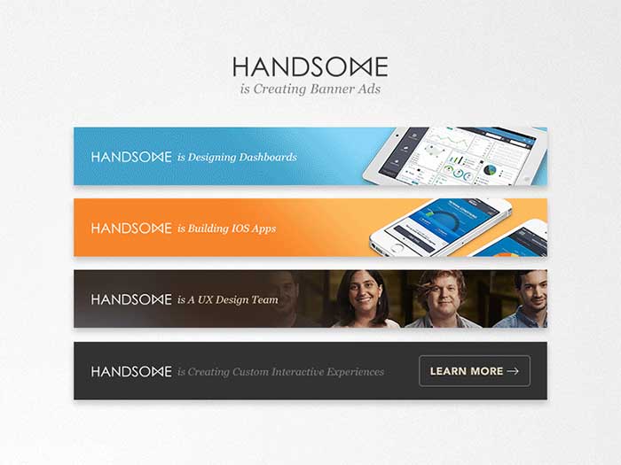 handsomebannerads Banner Ads: Creative Web Banner Design Ideas to Inspire You
