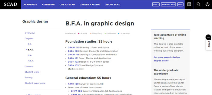 SCAD-BFA-in-Graphic-Design Graphic Design Courses: Learn Graphic Design Online