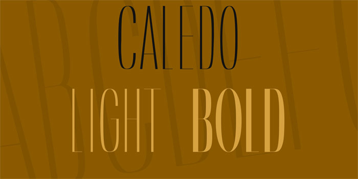 caledo-font-1-big Best Thin Fonts: Free Light Fonts To Download