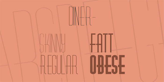 diner-font-1-big Best Thin Fonts: Free Light Fonts To Download