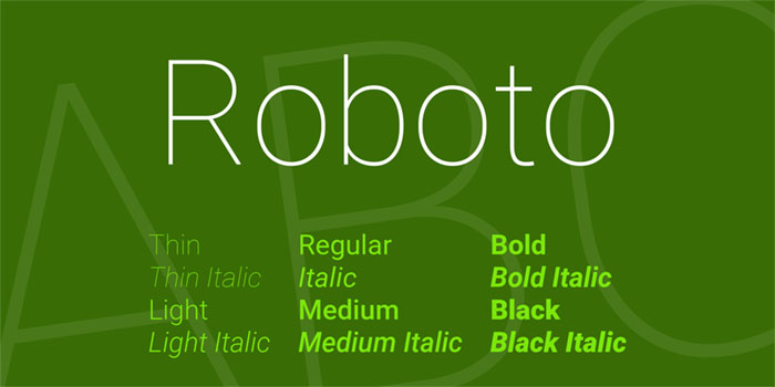 roboto-font-5-big Best Thin Fonts: Free Light Fonts To Download