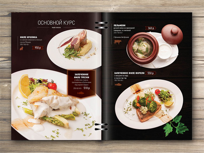 27574b19281843.563095cfe8b9 Restaurant Menu Design: How To Make A Menu With A Great Layout