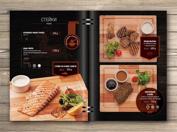 6ae7ee19281843.563095d00067 Restaurant Menu Design: How To Make A Menu With A Great Layout