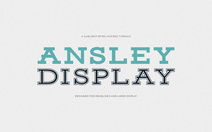 Ansley-Display Retro Fonts: Free Vintage Fonts To Download