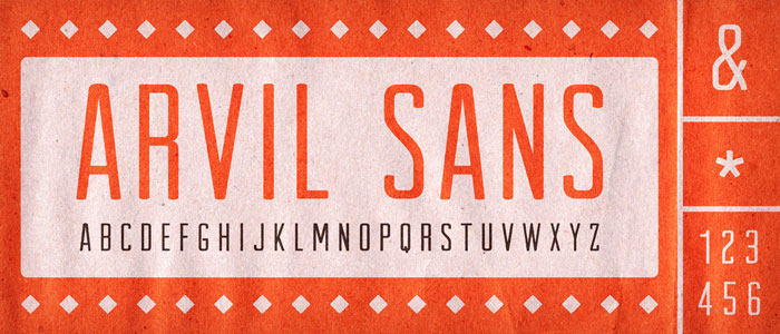 Arvil-1 Retro Fonts: Free Vintage Fonts To Download