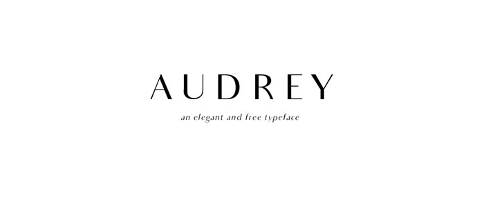 Audrey Download These Fonts Free For Commercial Use