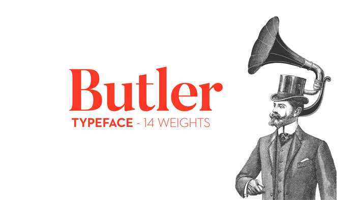 Butler Download These Fonts Free For Commercial Use