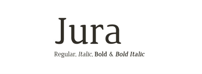 Jura Download These Fonts Free For Commercial Use
