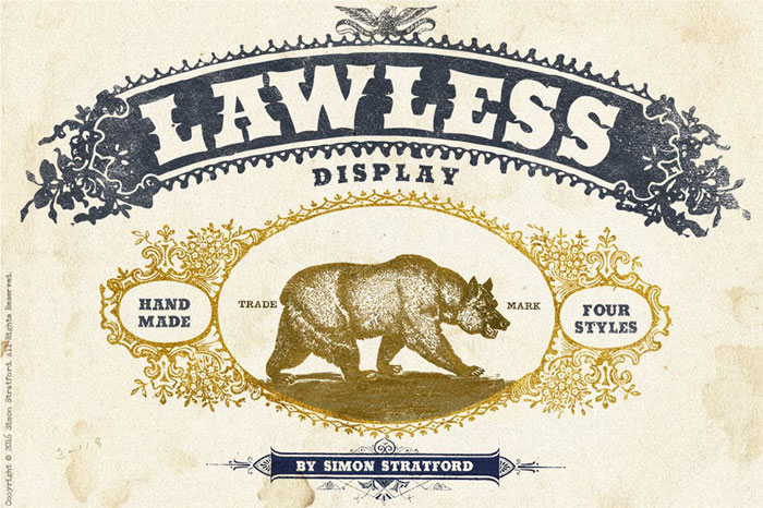 Lawless-Font Retro Fonts: Free Vintage Fonts To Download