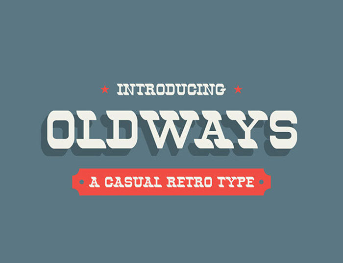 Oldways-Free-Font Retro Fonts: Free Vintage Fonts To Download