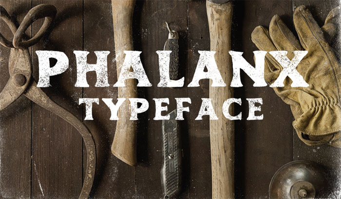 PHALANX Retro Fonts: Free Vintage Fonts To Download