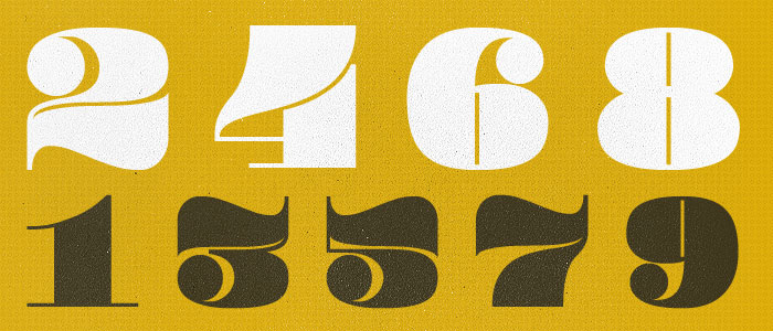 Pompadour-Numerals Retro Fonts: Free Vintage Fonts To Download