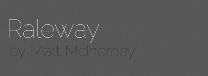 Raleway Download These Fonts Free For Commercial Use