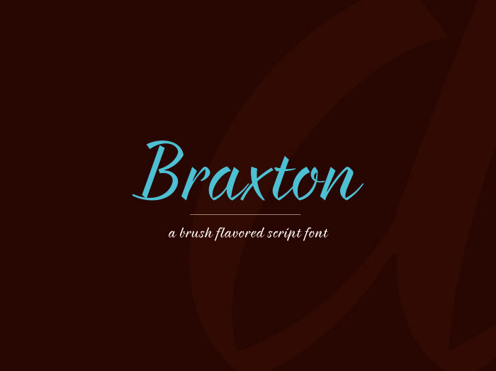 braxton01 Elegant Fonts That You Should Include in Your Designs