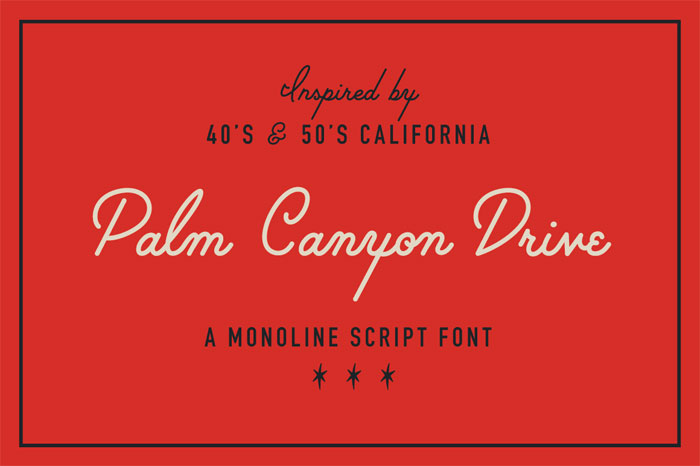 fonts-palm-canyon-drive-1 Retro Fonts: Free Vintage Fonts To Download