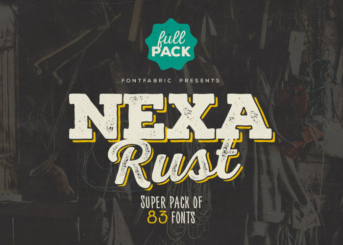 nexarust05 Retro Fonts: Free Vintage Fonts To Download