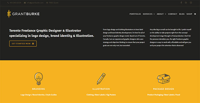 07-grant-burke-homepage A Guide To Usable Portfolio Websites For Digital Designers & Creatives