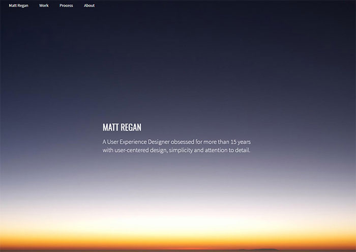 12-matt-regan-portfolio A Guide To Usable Portfolio Websites For Digital Designers & Creatives