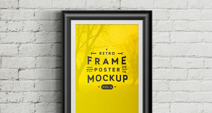 001_antique-vintage-old-ret Free poster mockup examples to download in PSD format