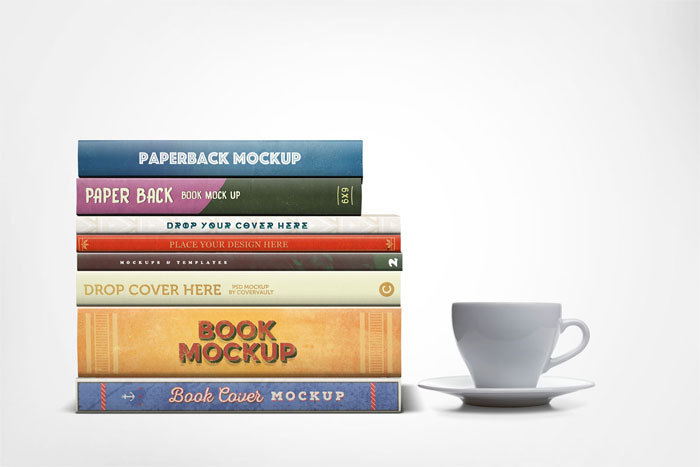 070-6x9-Books-Varying-Width Book mockup examples: Free to download book cover mockup designs