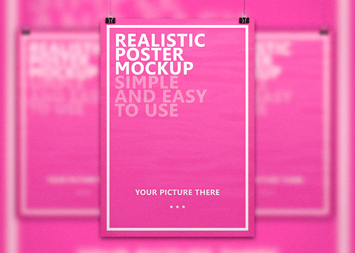 1dbf4223853451.56329e6ad77c Free poster mockup examples to download in PSD format