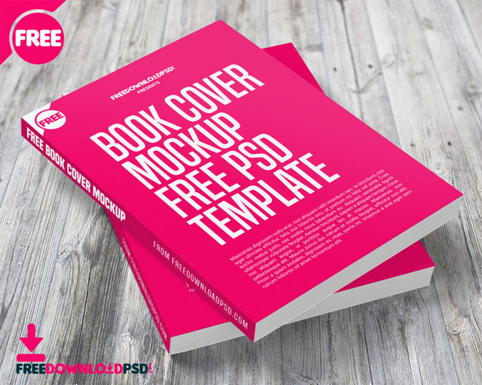 Book-Cover-Mockup-Free-PSD- Book mockup examples: Free to download book cover mockup designs