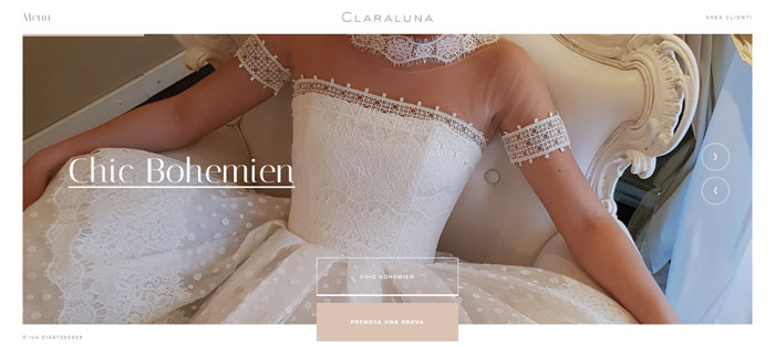 Claraluna_-Abiti Cool Website Designs: 78 Great Website Design Examples
