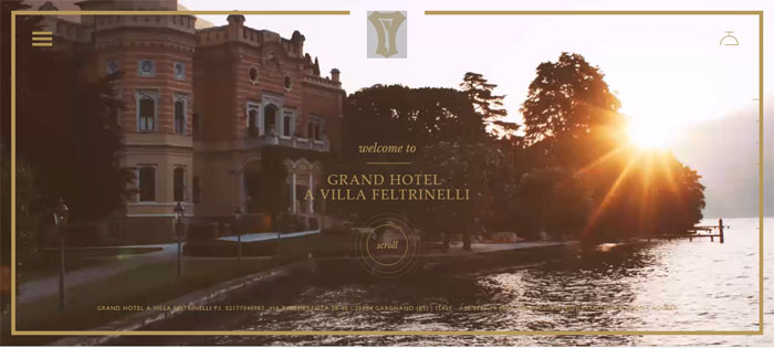 Grand-Hotel Cool Website Designs: 78 Great Website Design Examples