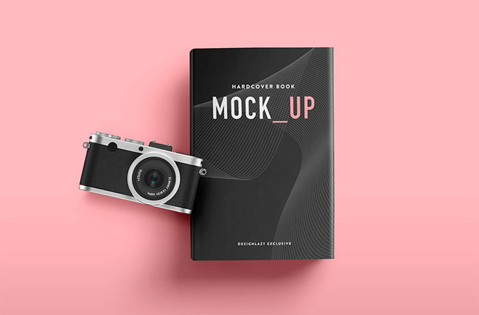 Hardcover-Book-Mockup-PSD-3 Book mockup examples: Free to download book cover mockup designs