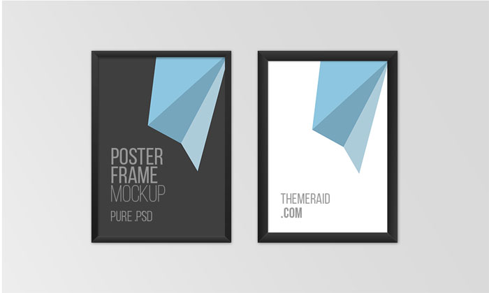 Poster-Mockup Free poster mockup examples to download in PSD format