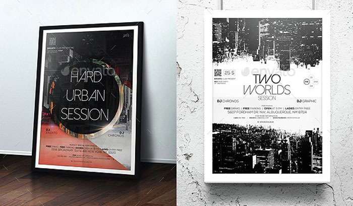 Screenshot-2 Free poster mockup examples to download in PSD format