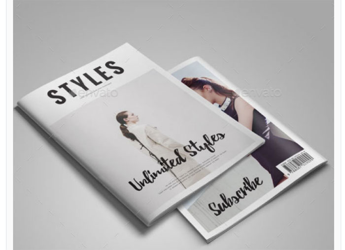 Style-Magazine-Template Free magazine mockup examples you should check out